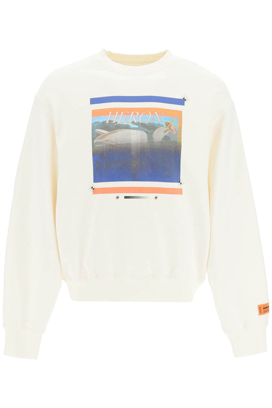 Heron Preston Heron preston 'misprinted heron' print sweatshirt