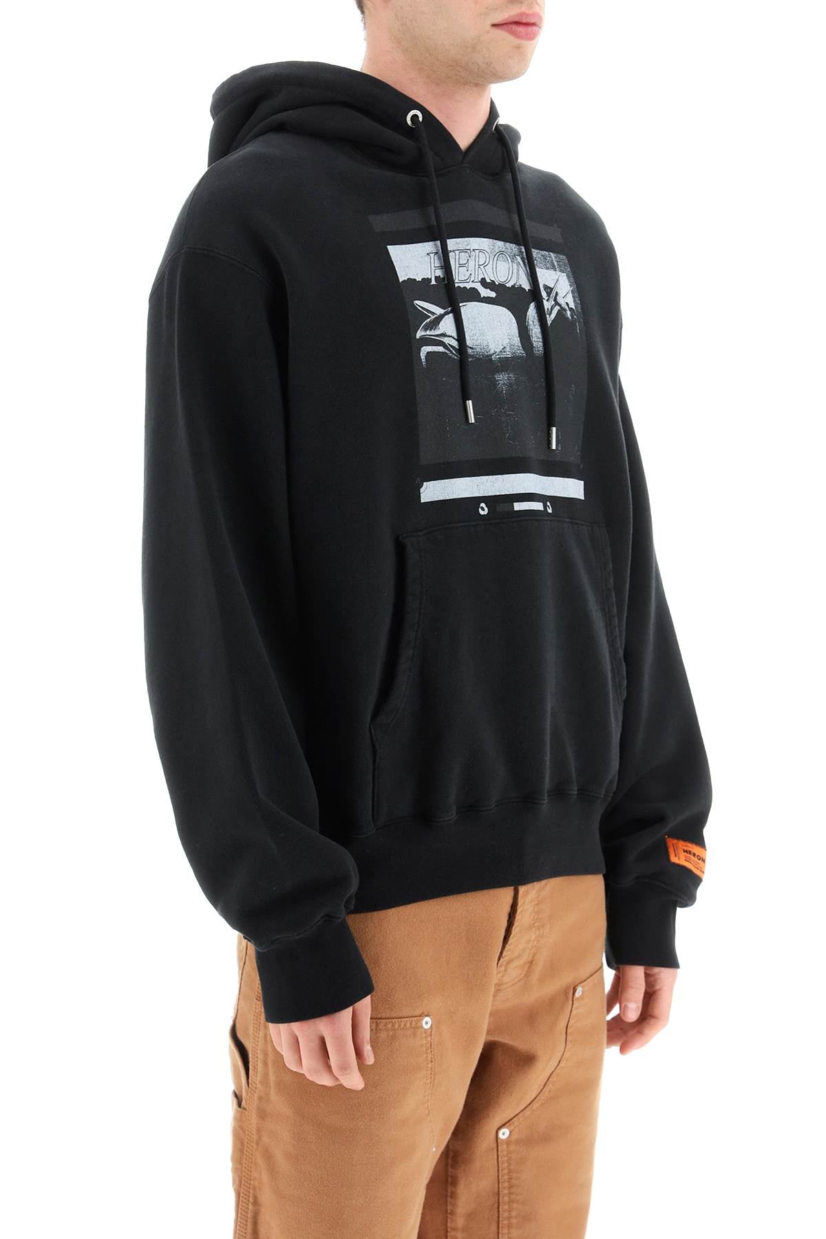 Heron Preston Heron preston 'misprinted heron' print hoodie