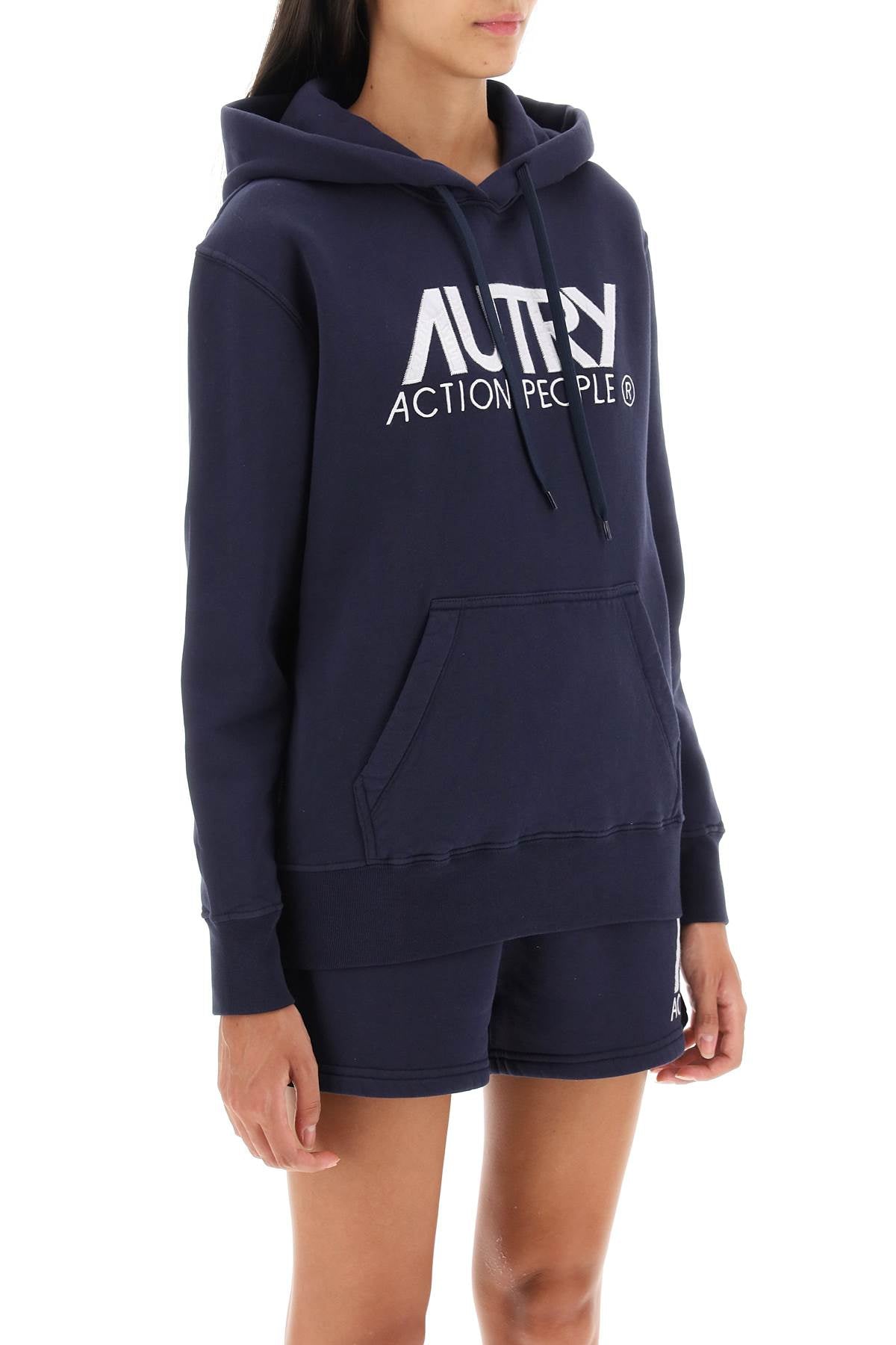 Autry Autry 'icon' hoodie with logo embroidery