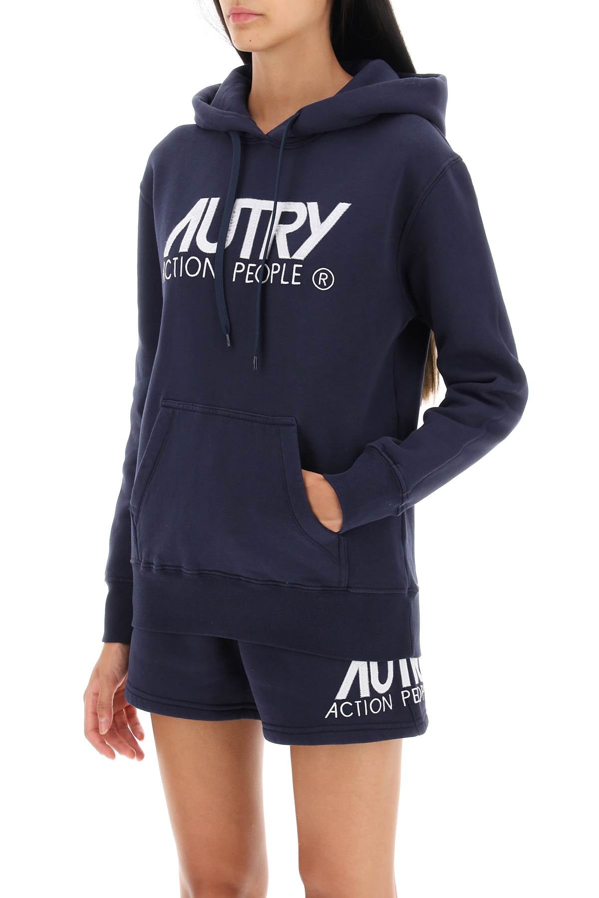 Autry Autry 'icon' hoodie with logo embroidery