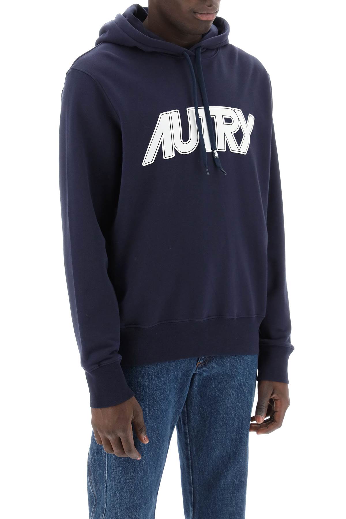 Autry Autry hoodie with maxi logo print