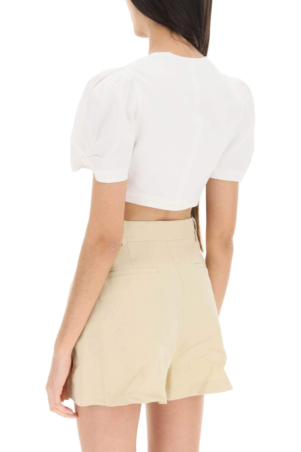 Isabel Marant Isabel marant 'fania' hemp blend crop top