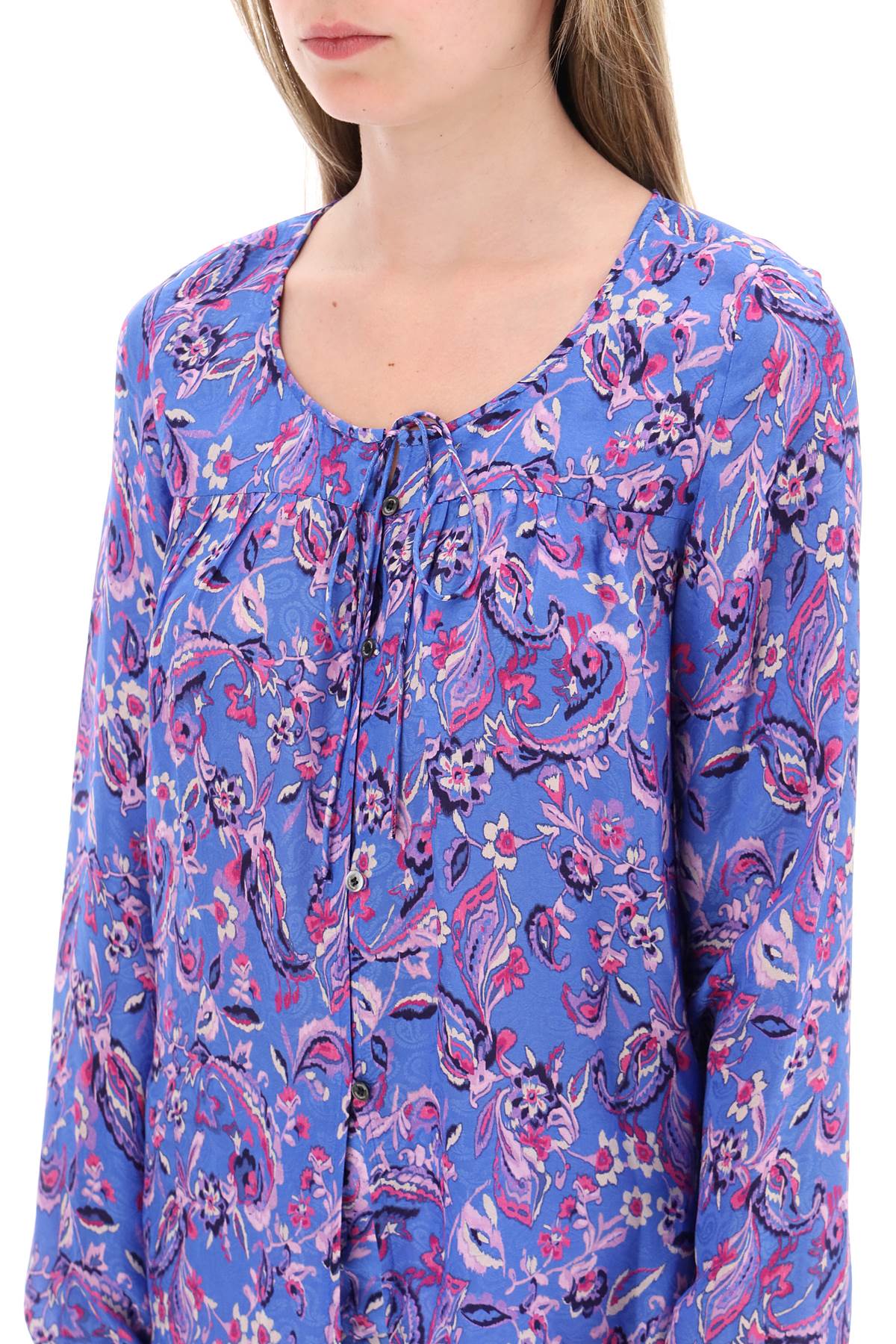 Isabel Marant Isabel marant 'prian' jacquard blouse