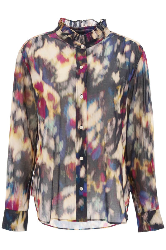 Marant ETOILE Isabel marant etoile gamble shirt with shaded motif