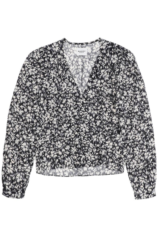 Marant ETOILE Isabel marant etoile eddy floral crepe blouse