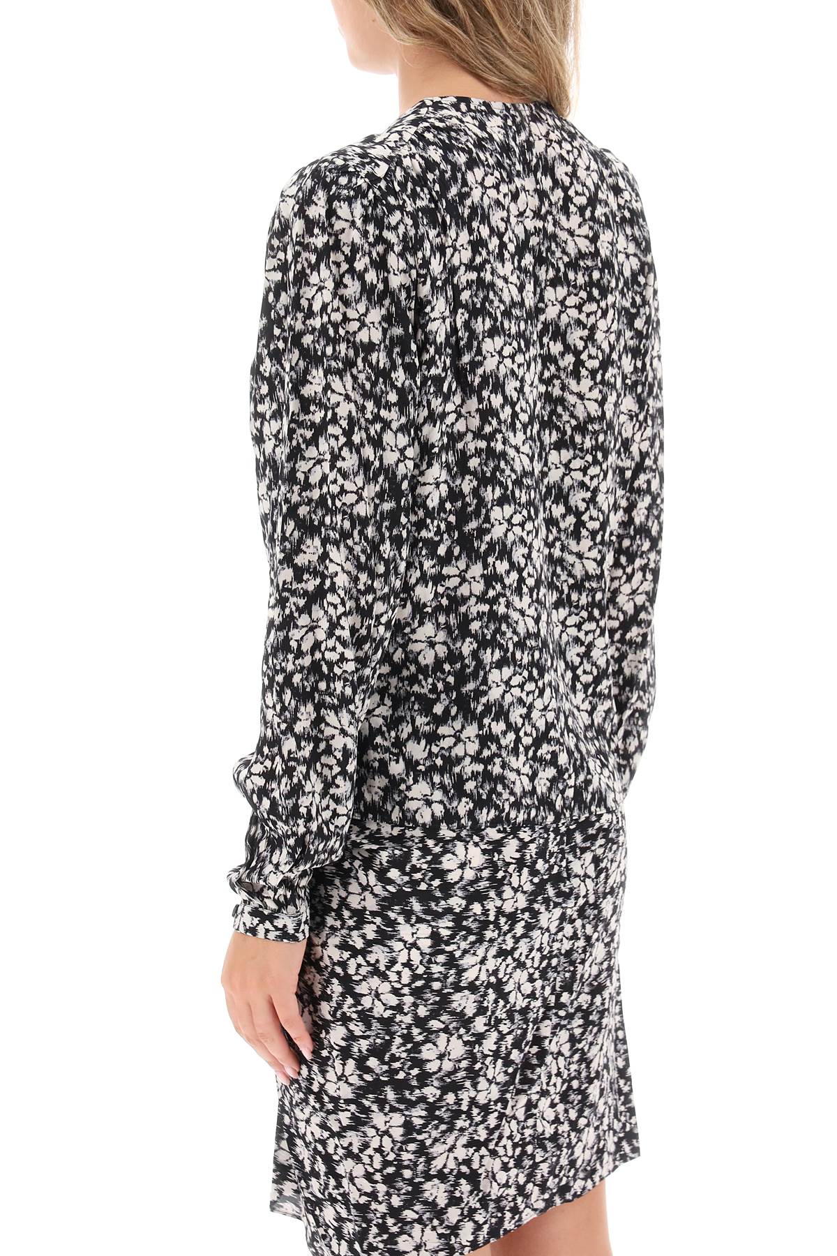 Marant ETOILE Isabel marant etoile eddy floral crepe blouse