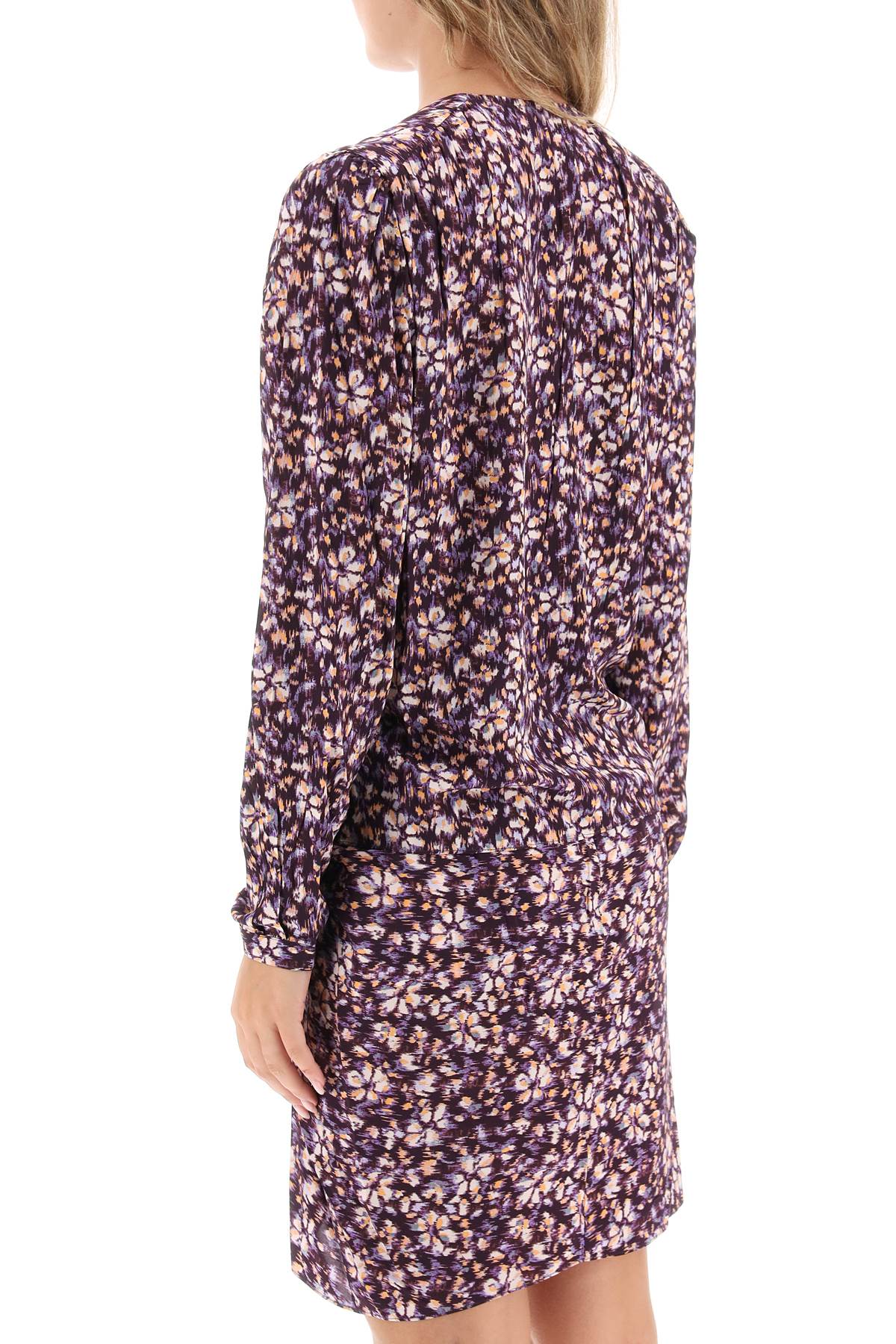 Marant ETOILE Isabel marant etoile eddy floral crepe blouse