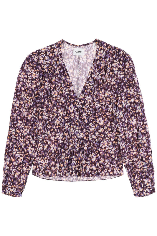 Marant ETOILE Isabel marant etoile eddy floral crepe blouse