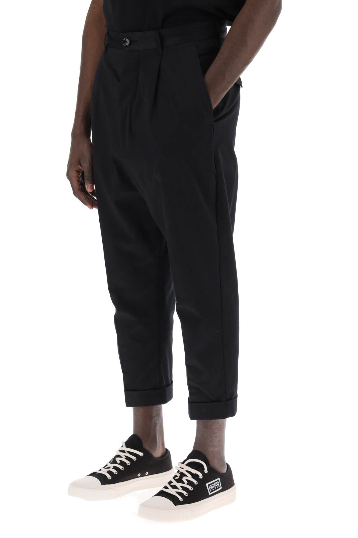 Ami Alexandre Mattiussi Ami paris cotton carrot pants for men