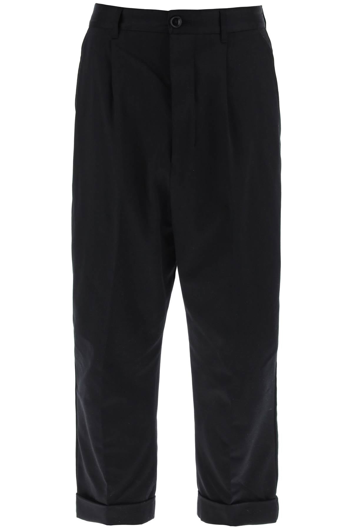 Ami Alexandre Mattiussi Ami paris cotton carrot pants for men