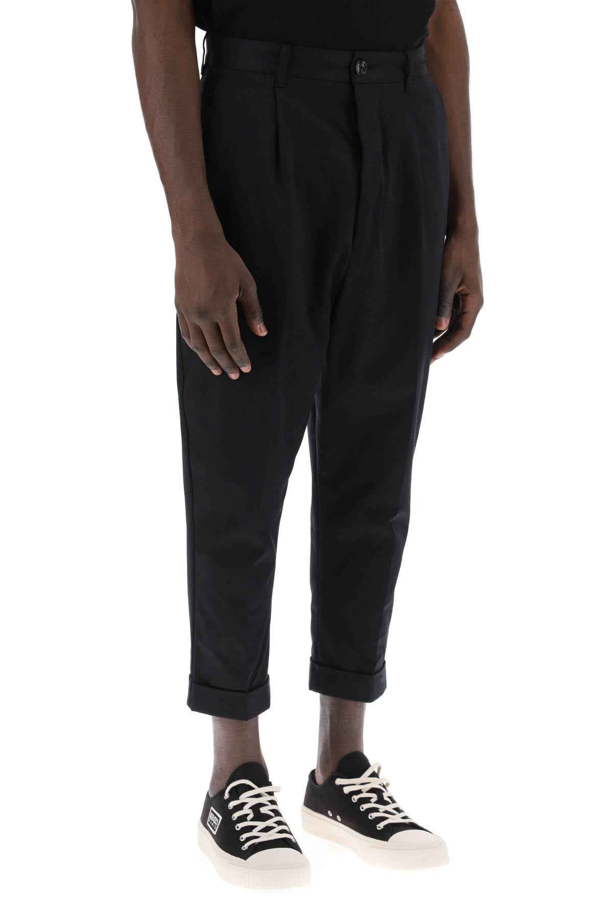 Ami Alexandre Mattiussi Ami paris cotton carrot pants for men