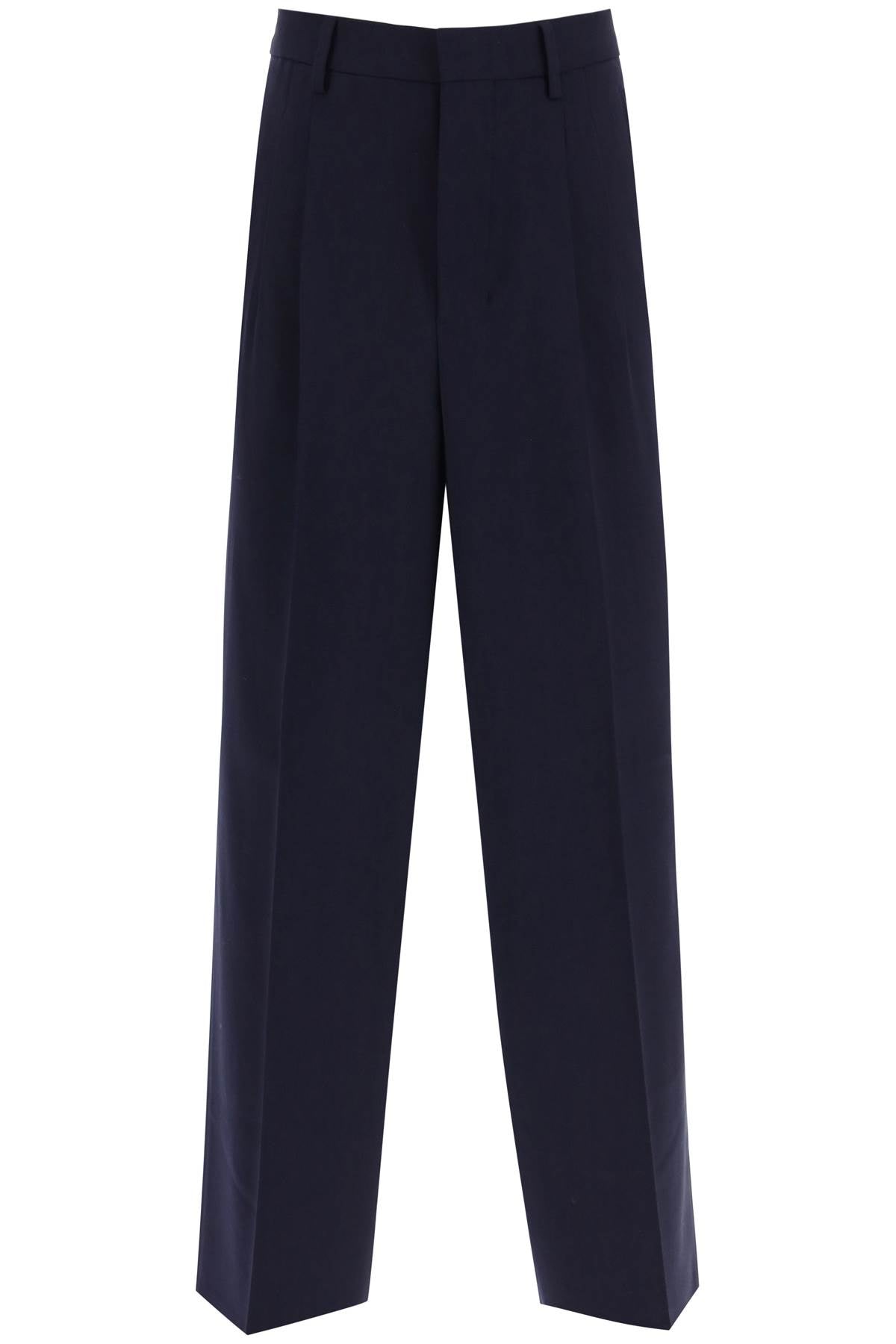 Ami Alexandre Mattiussi Ami paris loose fit pants with straight cut