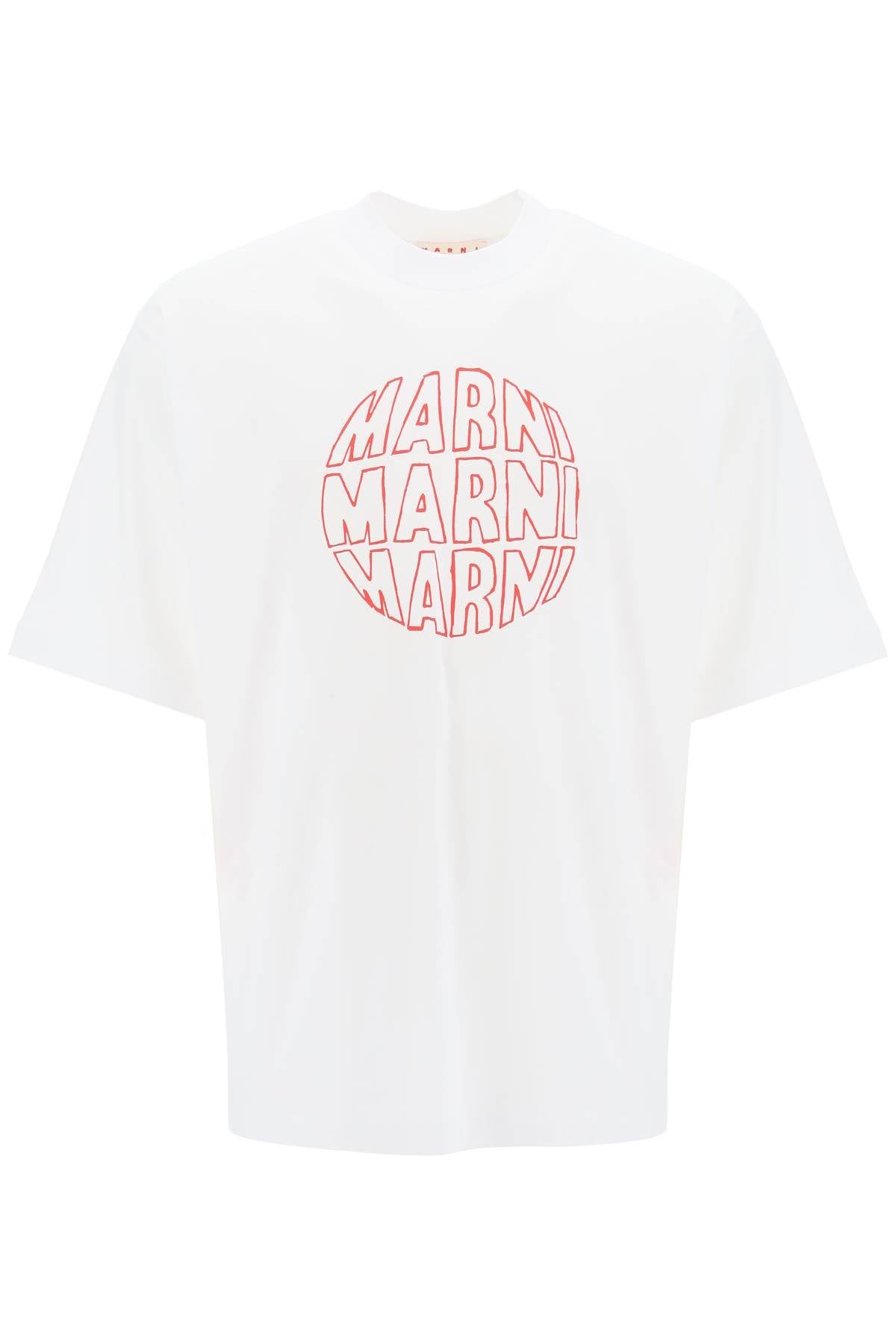 Marni Marni outline print t-shirt