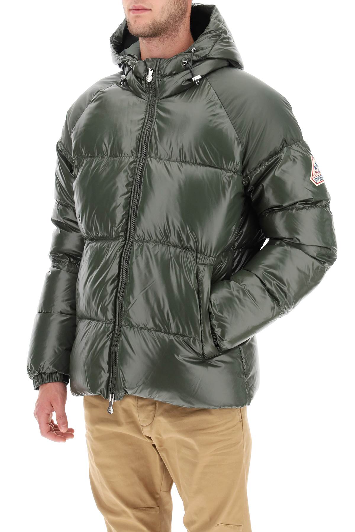 Pyrenex Pyrenex 'sten' short hooded down jacket