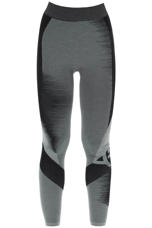 Y-3 Y-3 two-tone knit leggings