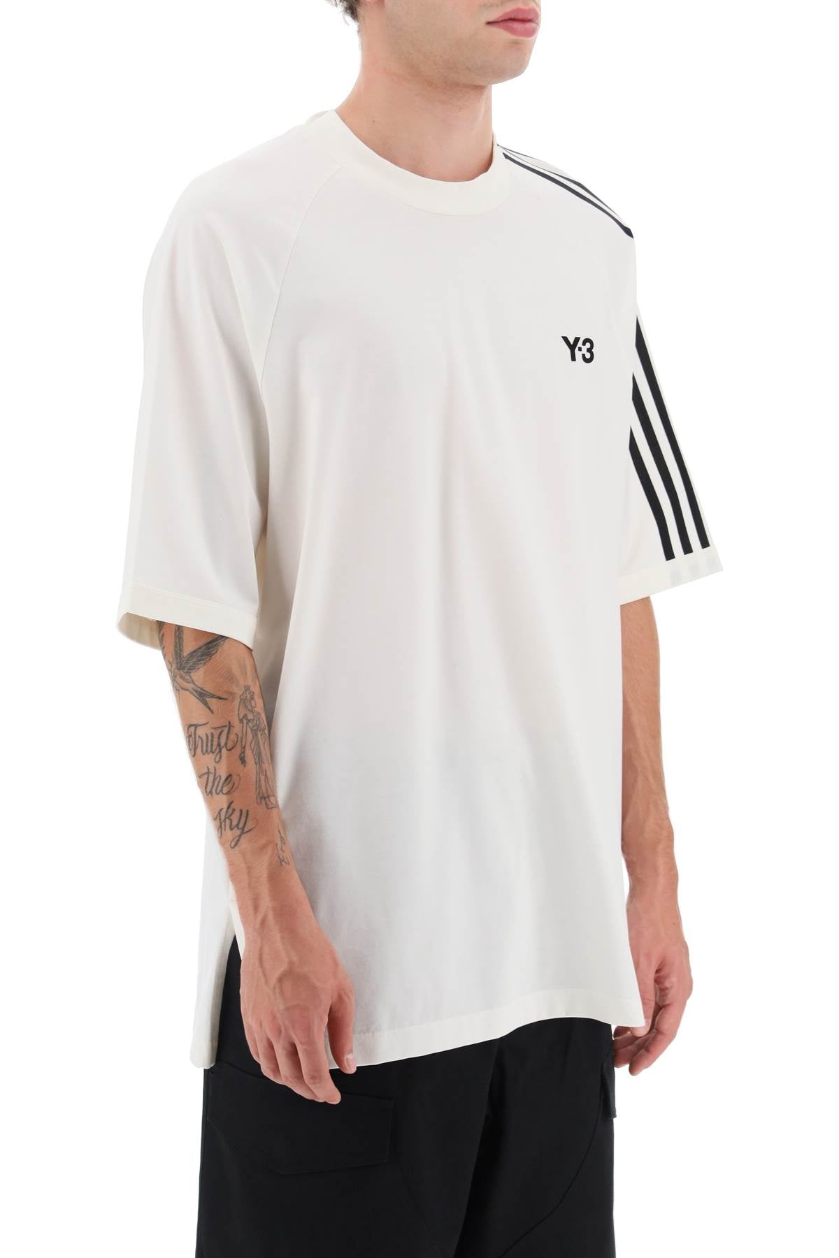 Y-3 Y-3 3-stripes crew-neck t-shirt