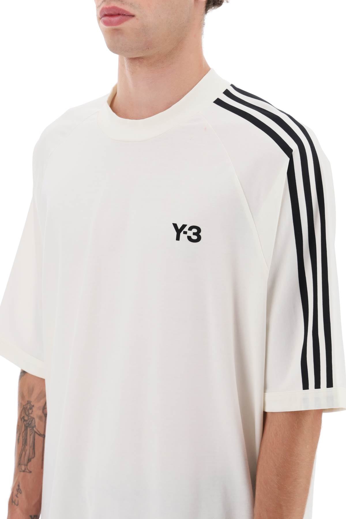 Y-3 Y-3 3-stripes crew-neck t-shirt