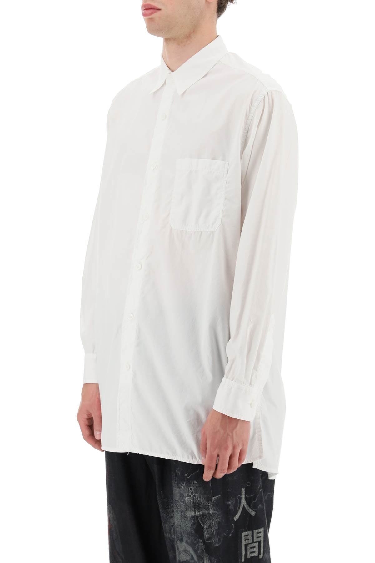 Yohji Yamamoto Yohji yamamoto classic cotton shirt with pocket