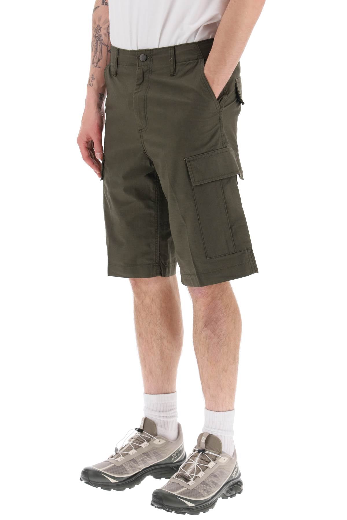 Carhartt Wip Carhartt wip regular cargo shorts in ripstop cotton