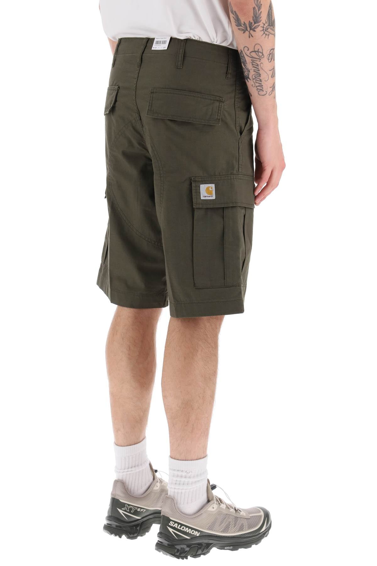 Carhartt Wip Carhartt wip regular cargo shorts in ripstop cotton