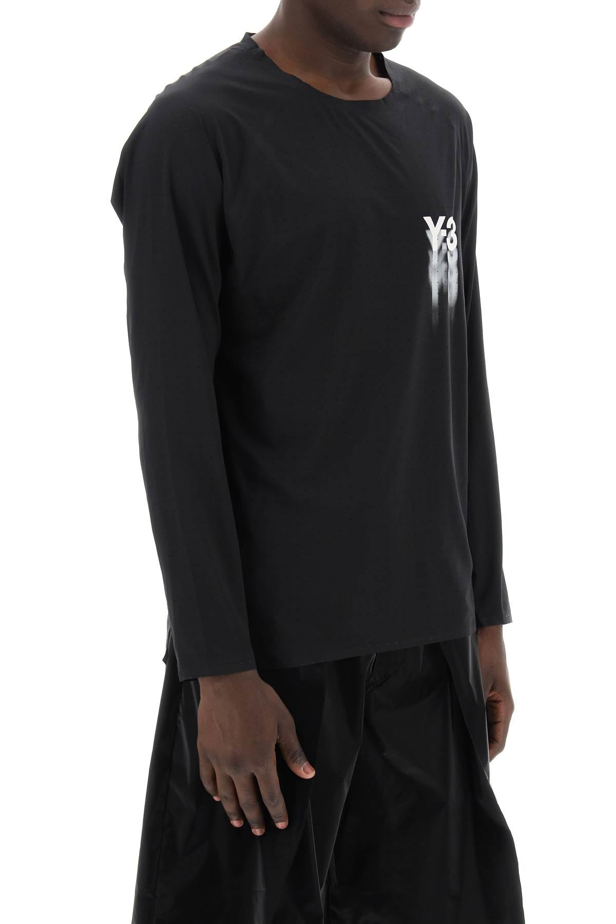 Y-3 Y-3 long-sleeved technical jersey t-shirt for