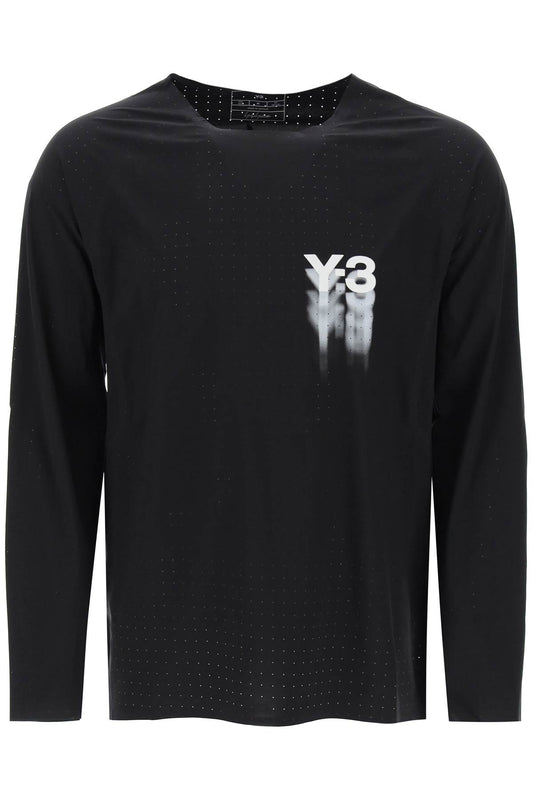 Y-3 Y-3 long-sleeved technical jersey t-shirt for