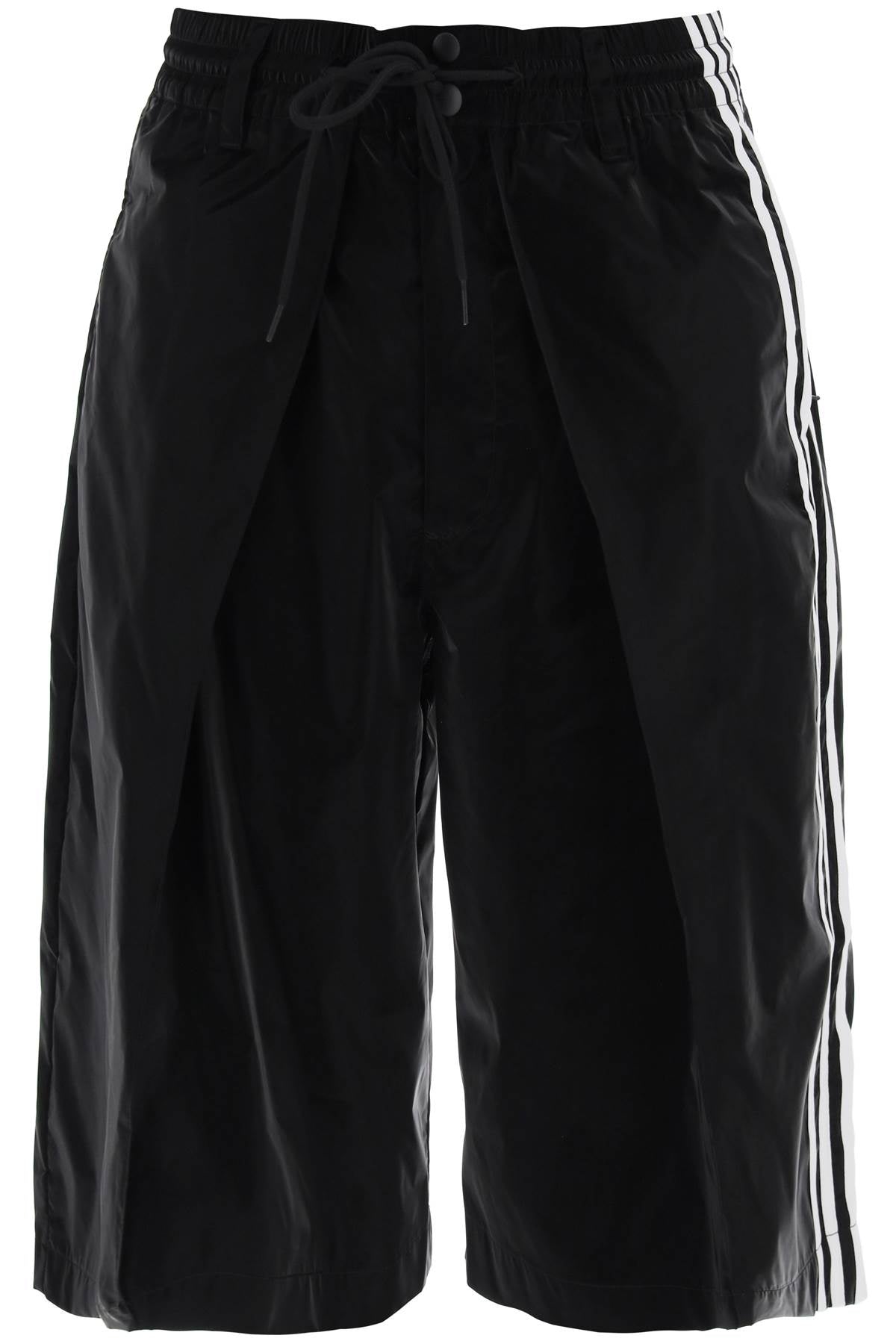 Y-3 Y-3 shiny nylon bermuda shorts