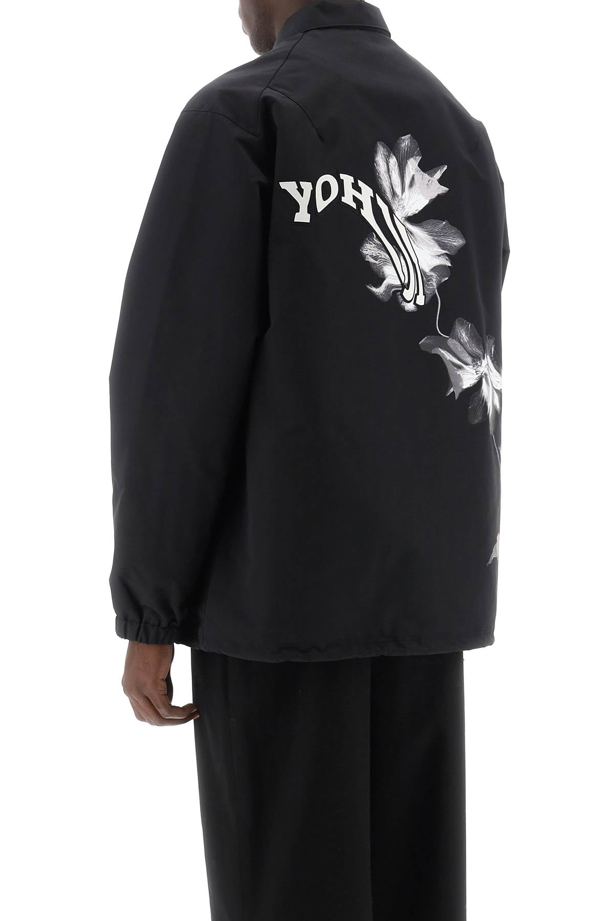 Y-3 Y-3 coach jacket with print and patch