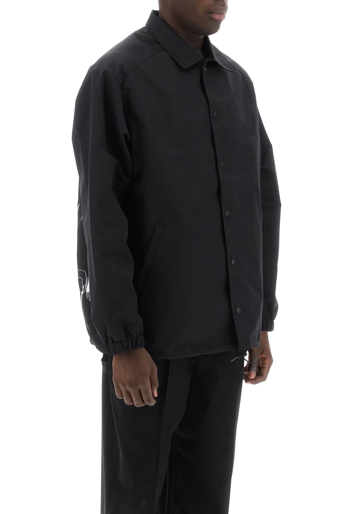 Y-3 Y-3 coach jacket with print and patch