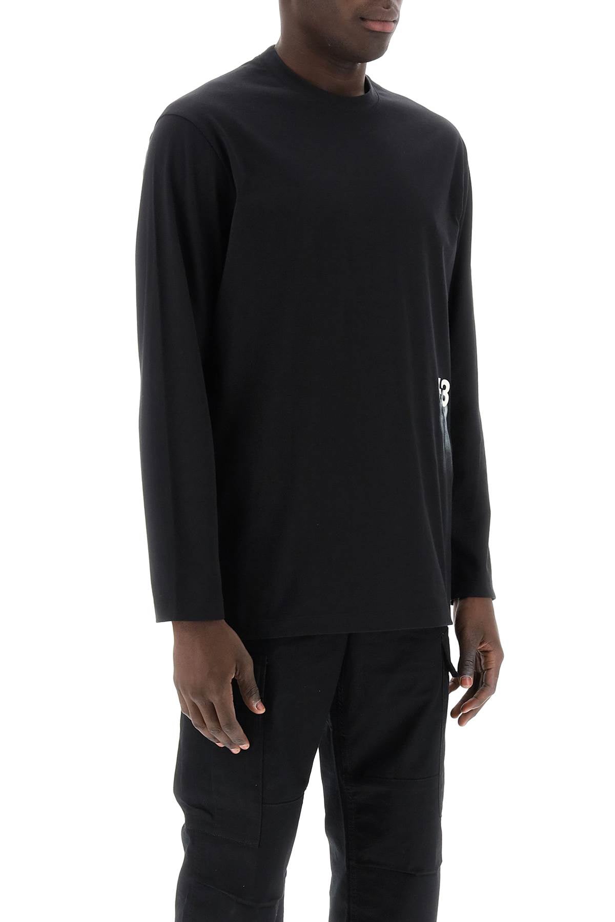 Y-3 Y-3 long-sleeved t-shirt with logo print