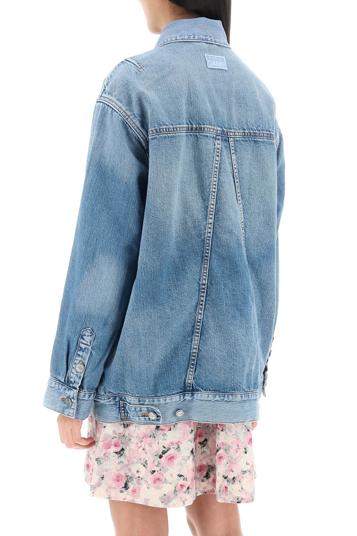 Ganni Ganni oversized denim jacket