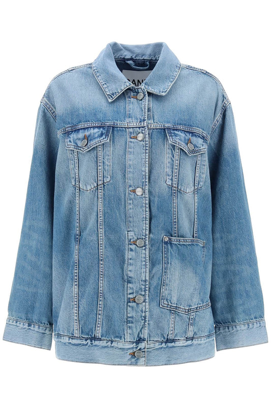 Ganni Ganni oversized denim jacket