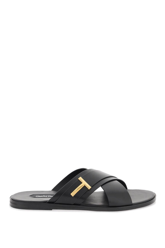 Tom Ford Tom ford preston leather sandals in