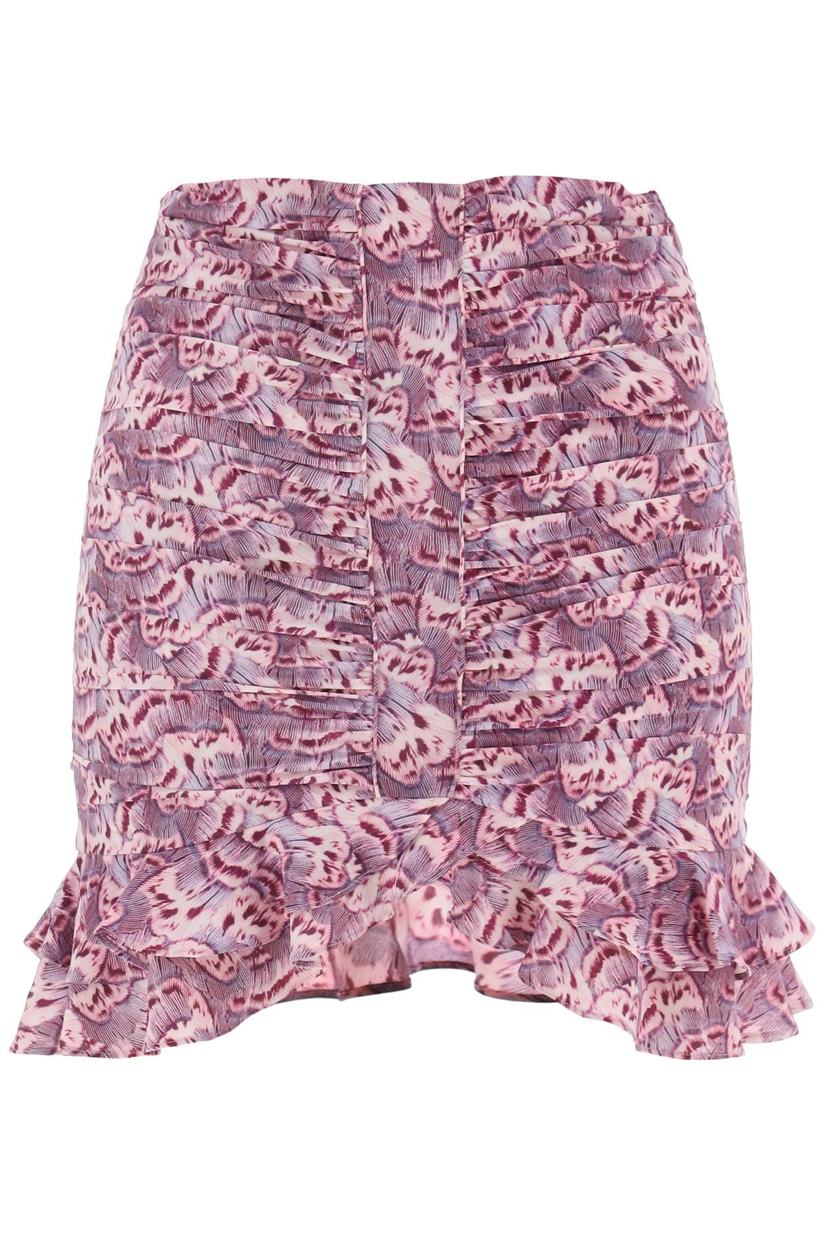 Isabel Marant Isabel marant milendi gathered mini skirt with ruuffles