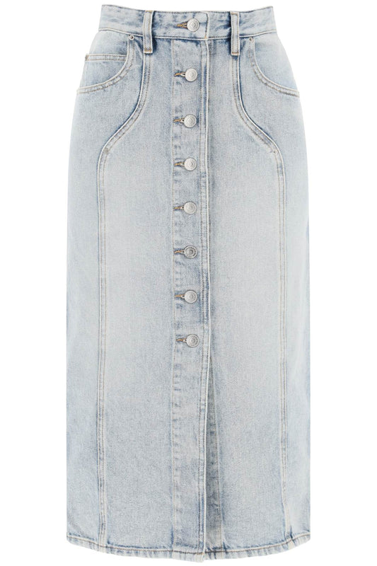 Marant ETOILE Isabel marant etoile vandy denim pencil skirt