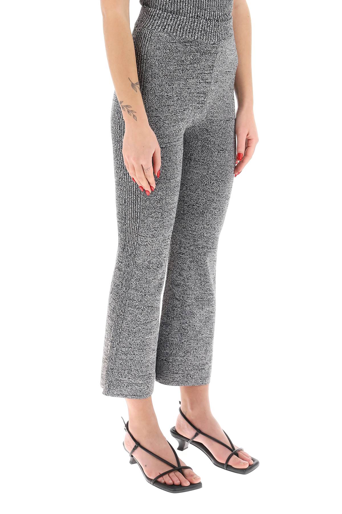 Ganni Ganni stretch knit cropped pants