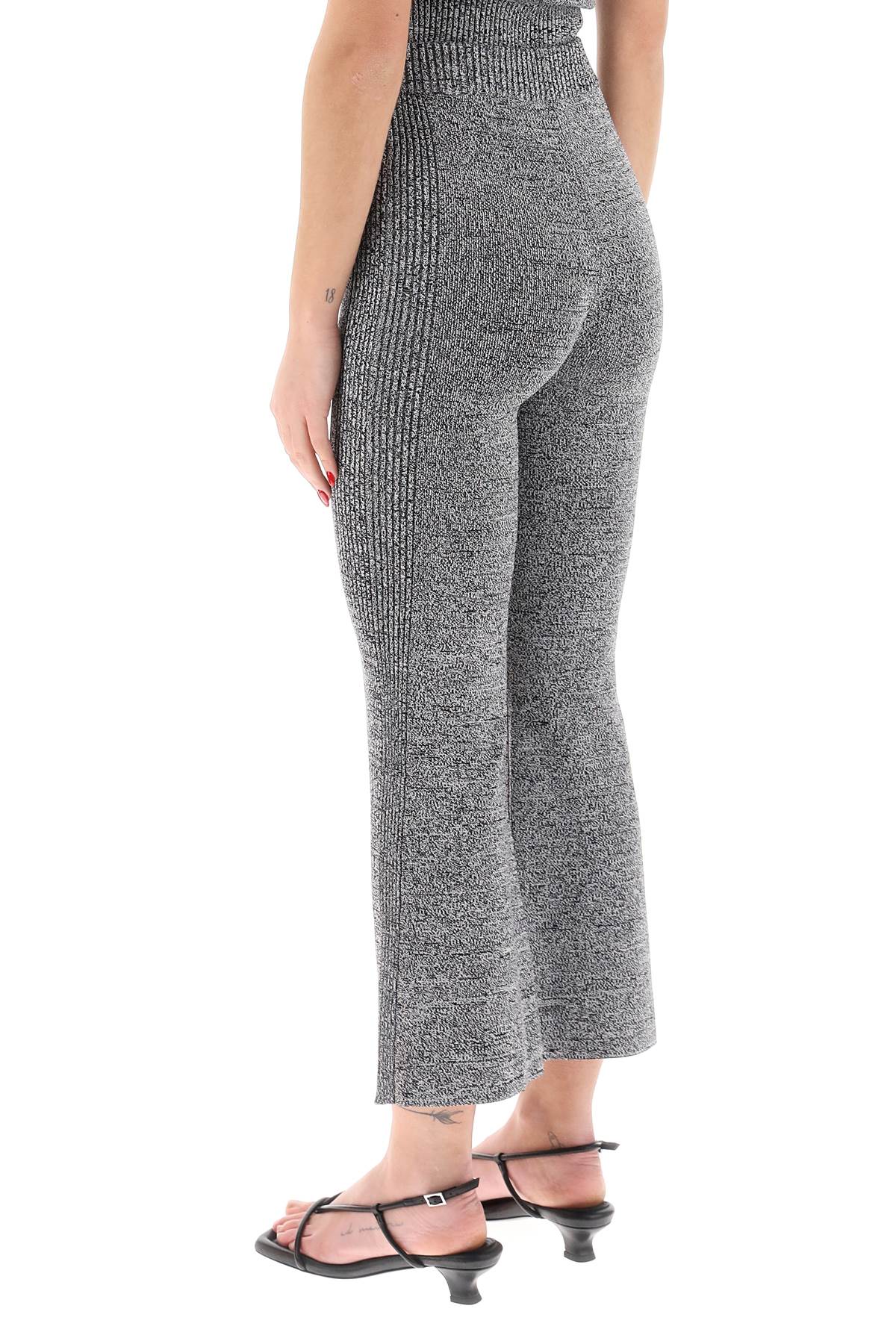 Ganni Ganni stretch knit cropped pants