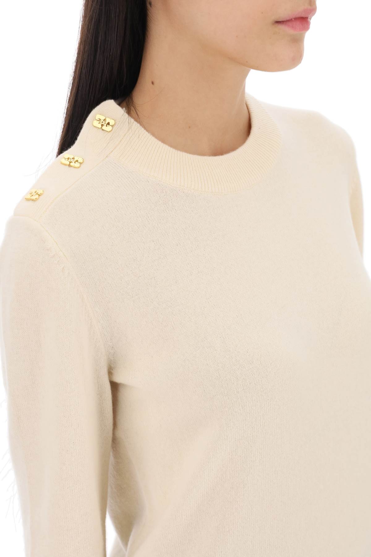 Ganni Ganni sweater with ganni butterfly buttons