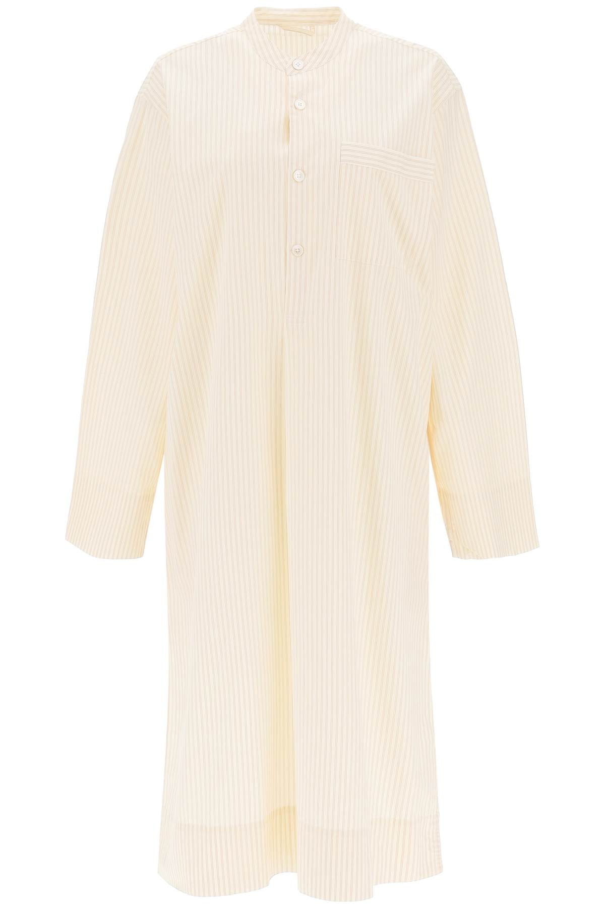 Birkenstock X TEKLA Birkenstock x tekla striped pajama kaftan in organic poplin