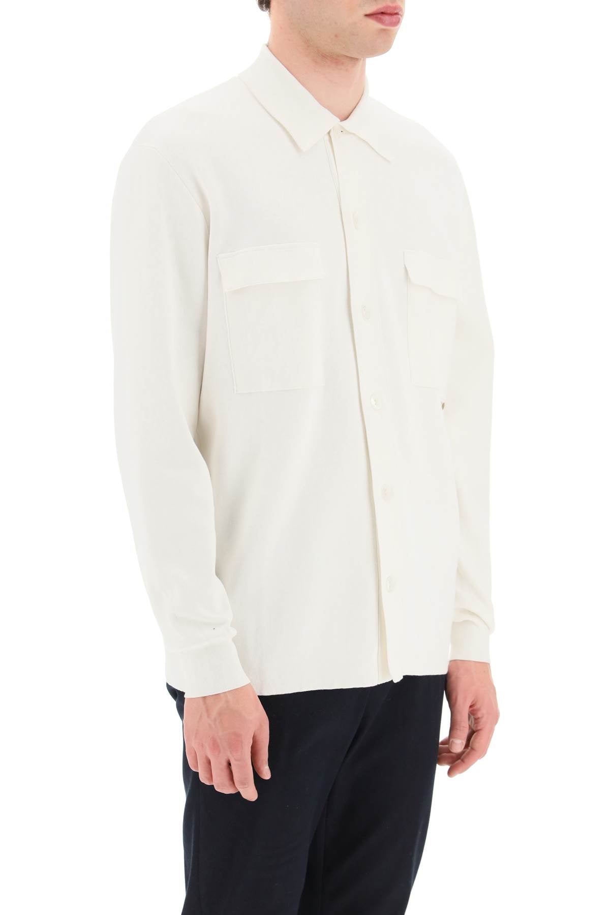 Agnona Agnona soft silk-blend shirt