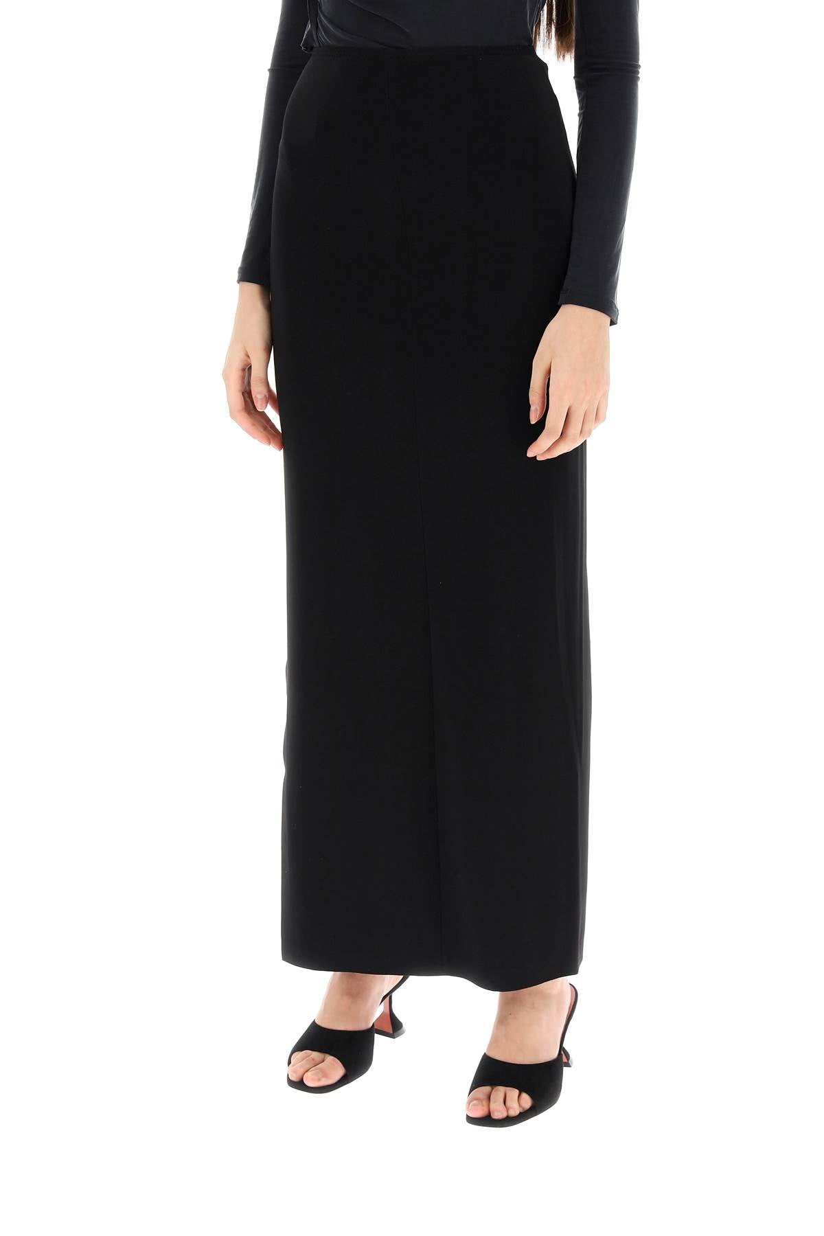 Norma Kamali Norma kamali long skirt in poly lycra