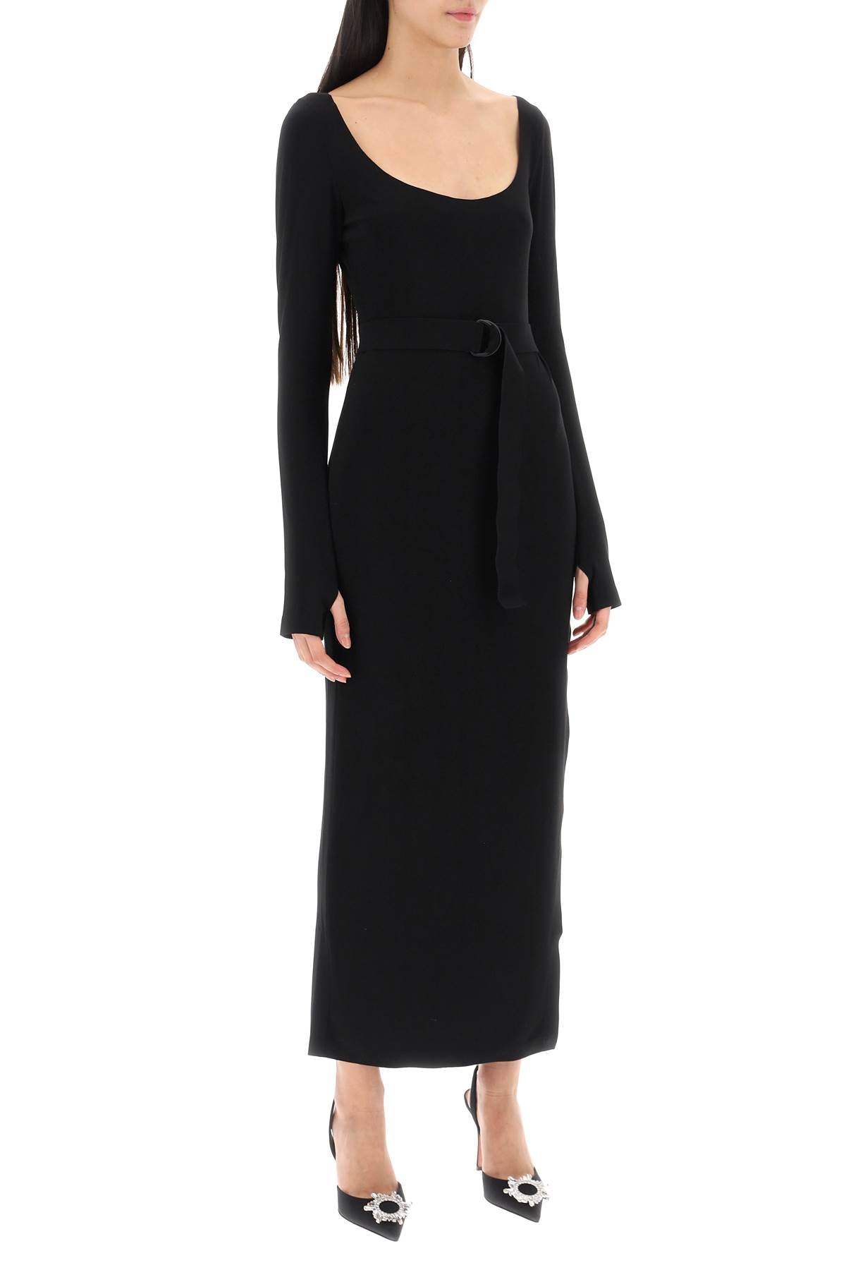 Norma Kamali Norma kamali scoop neckline maxi dress