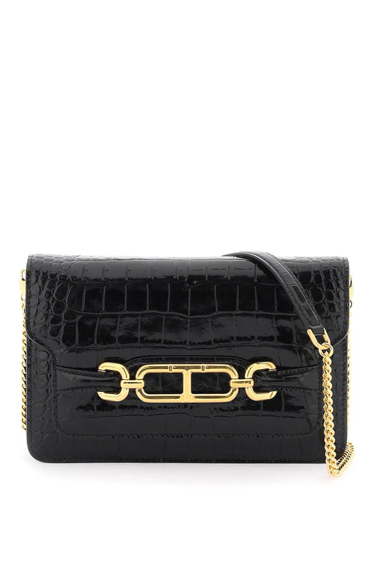 Tom Ford Tom ford whitney crocodile print shoulder bag.