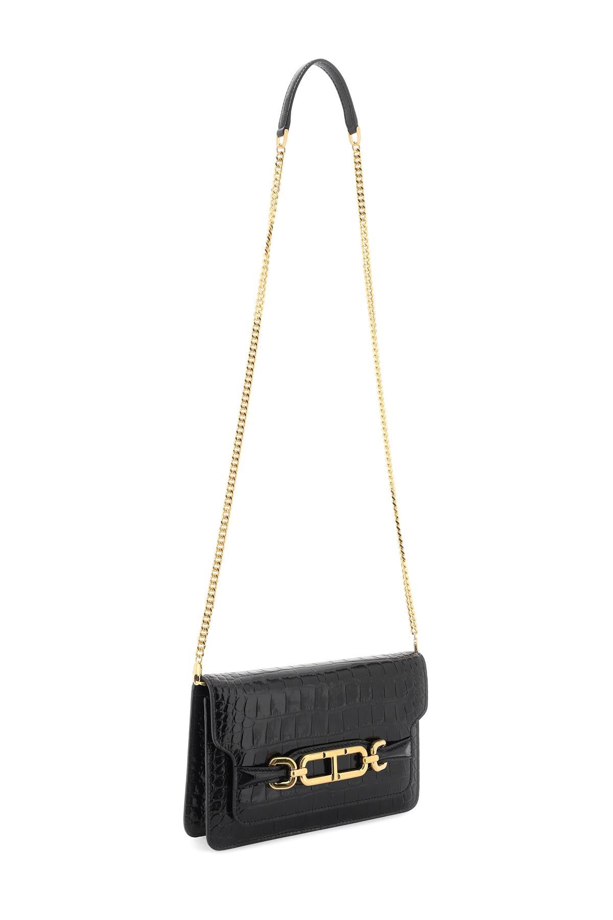 Tom Ford Tom ford whitney crocodile print shoulder bag.