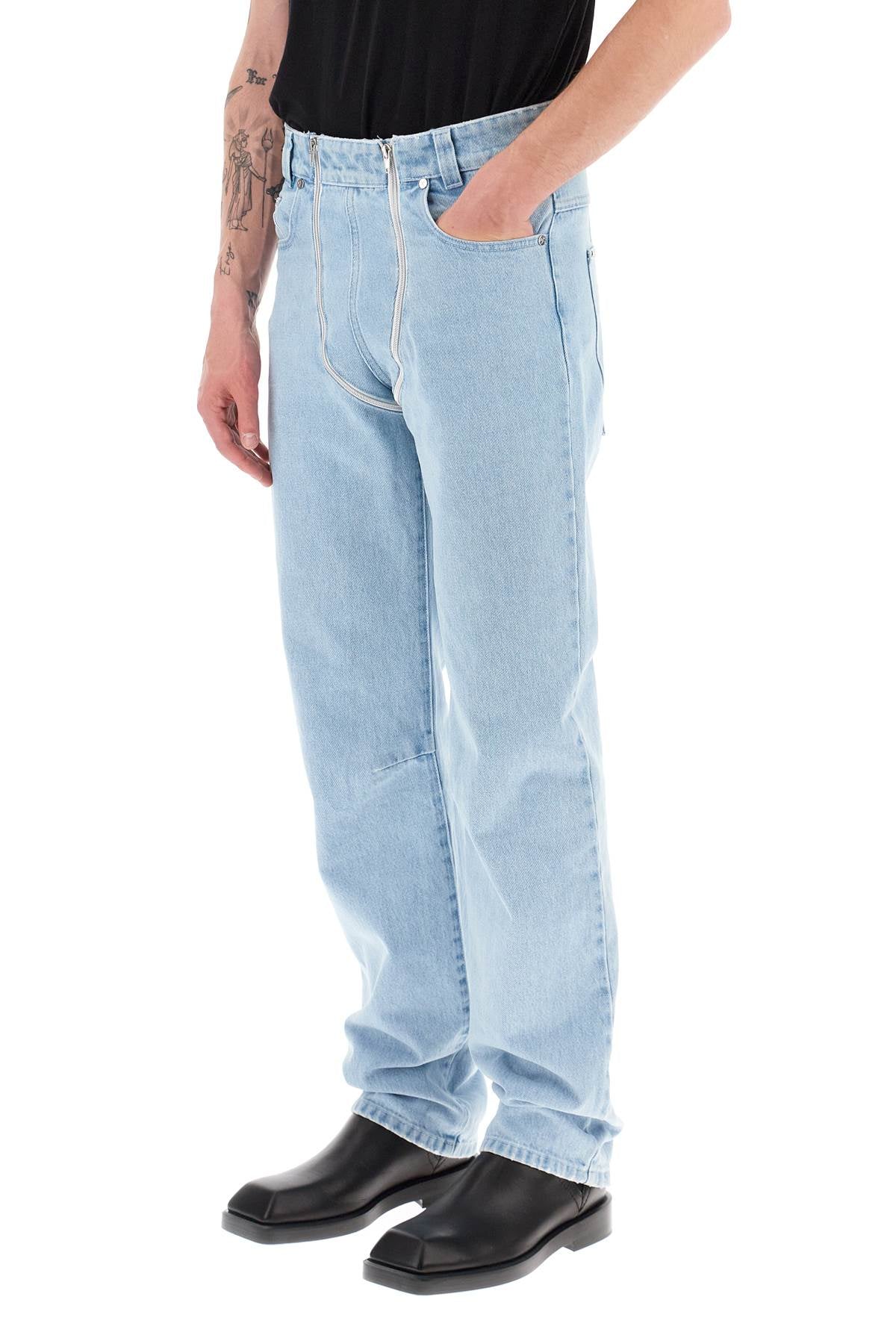 GMBH Gmbh straight leg jeans with double zipper