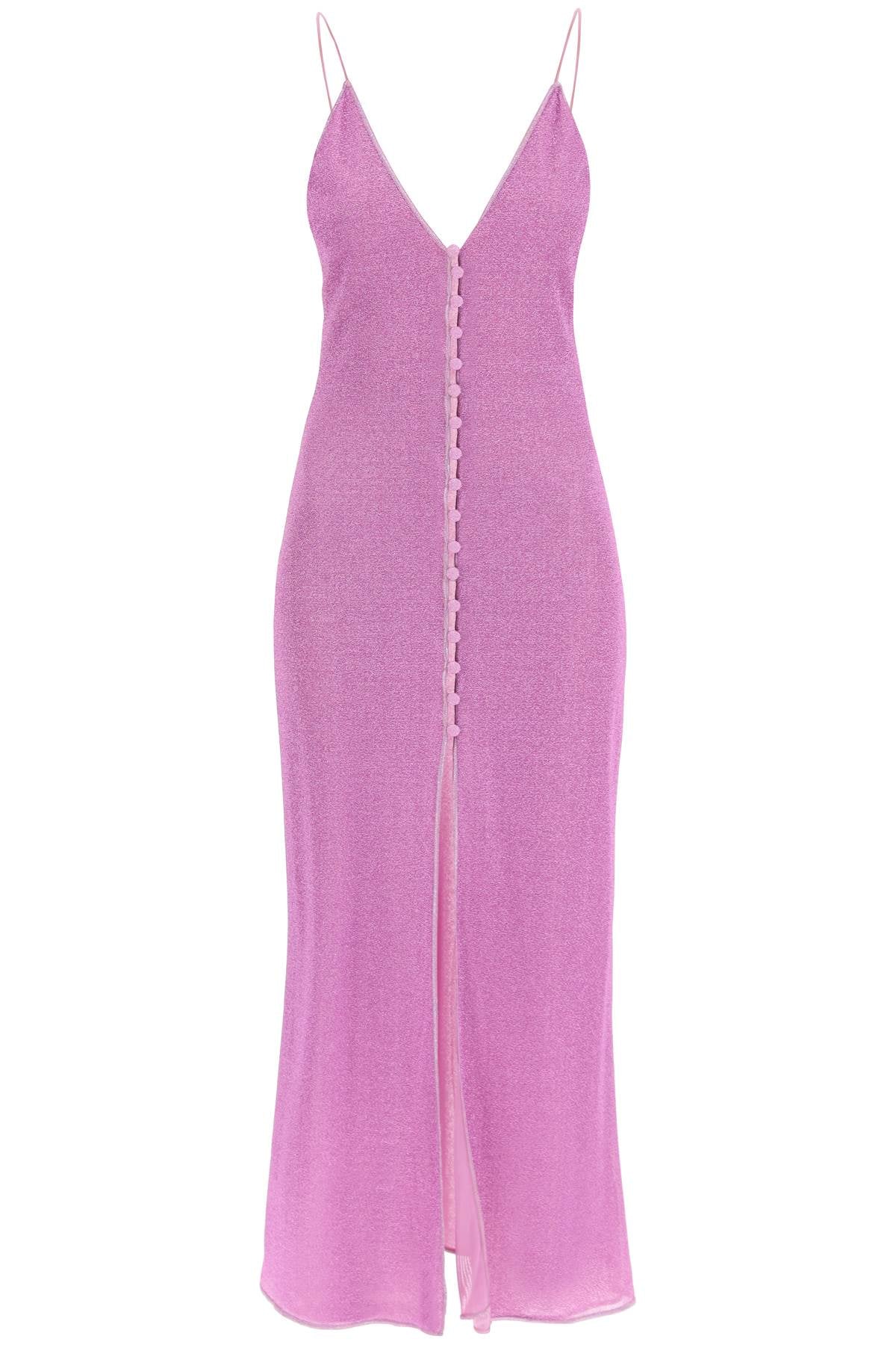 Oséree Oséree lurex knit midi dress in