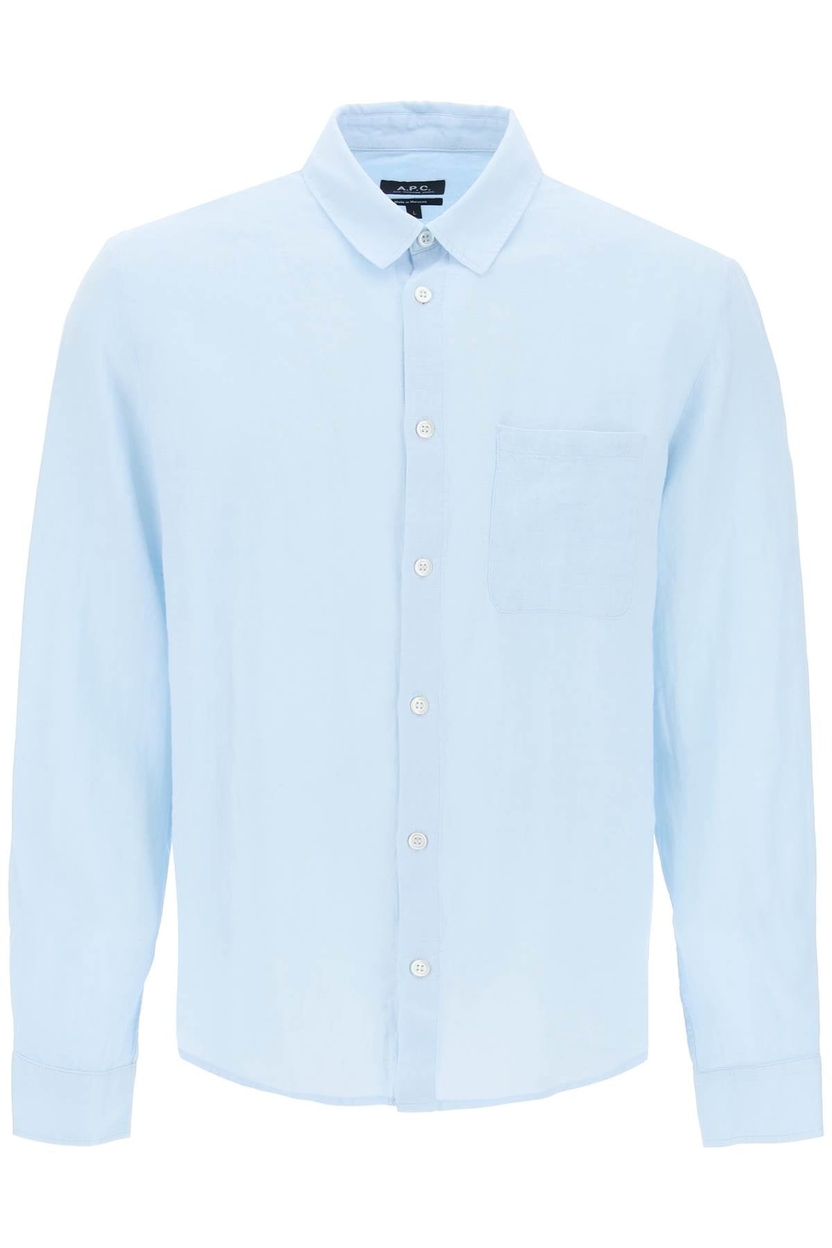 A.P.C. A.p.c. camicia cassel in lino