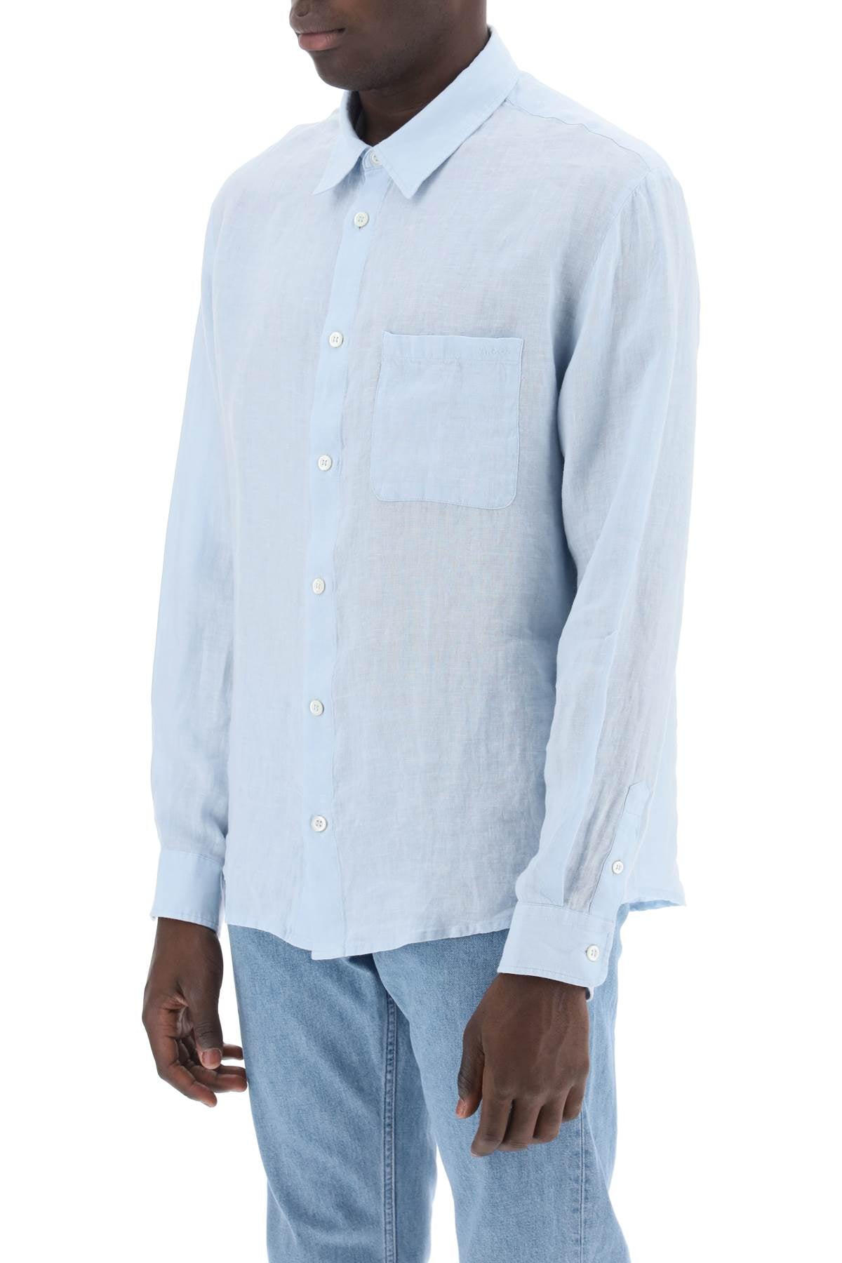 A.P.C. A.p.c. camicia cassel in lino