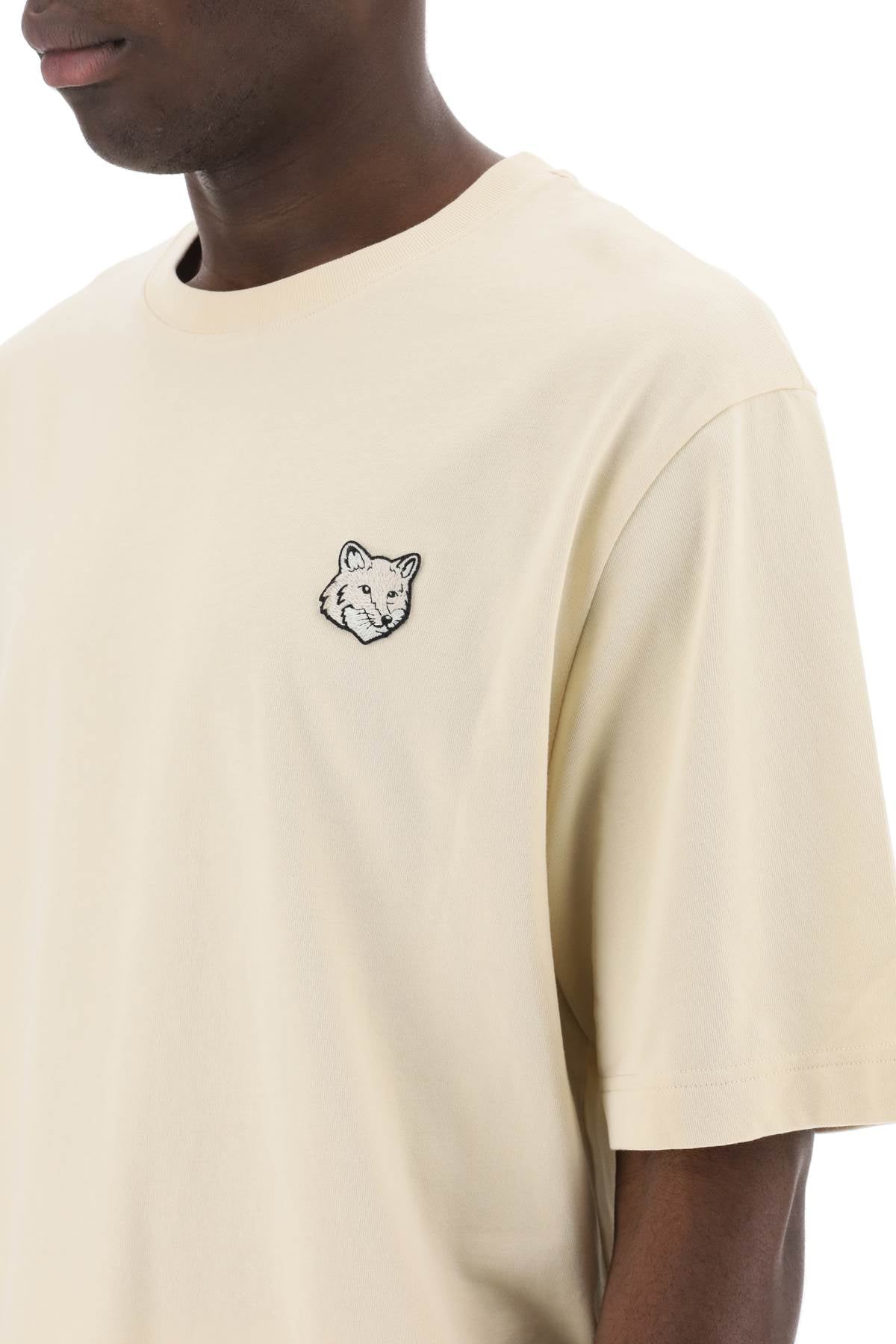 Maison Kitsune Maison kitsune "bold fox head patch t-shirt"