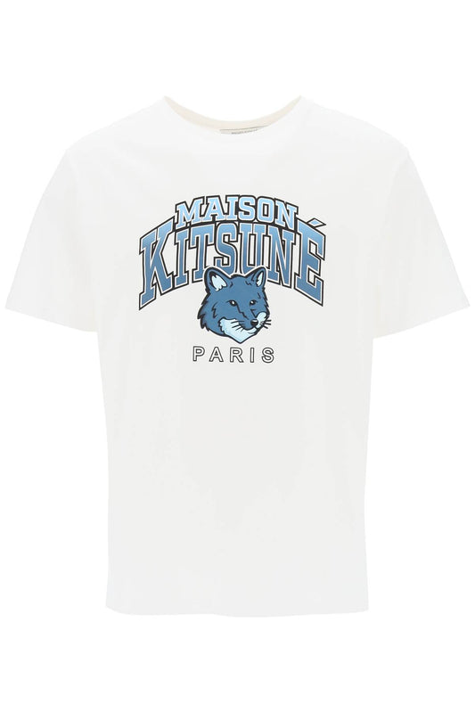 Maison Kitsune Maison kitsune t-shirt with campus fox print